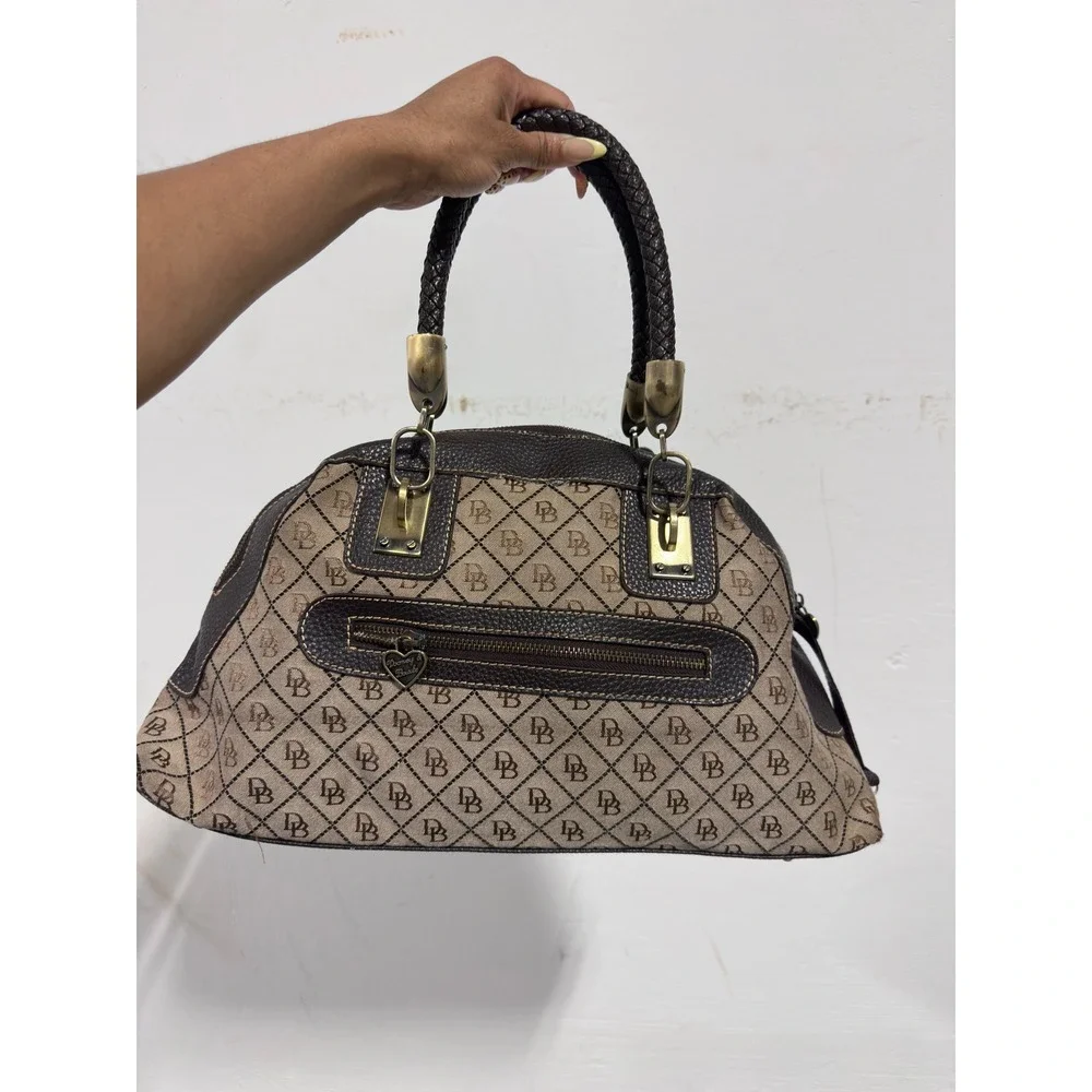 Authentic Vintage Dooney & Bourke Signature Monogram Bag